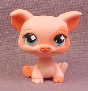 Last One !! Littlest Pet Shop, Pink Pig - Polka Dot 622