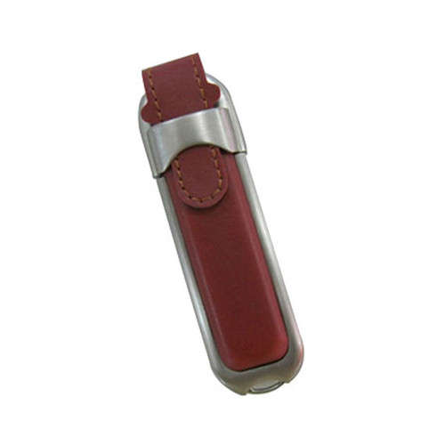 New 16GB Leather Belt Button Case USB 2.0 Flash Drive Memory Storage HK