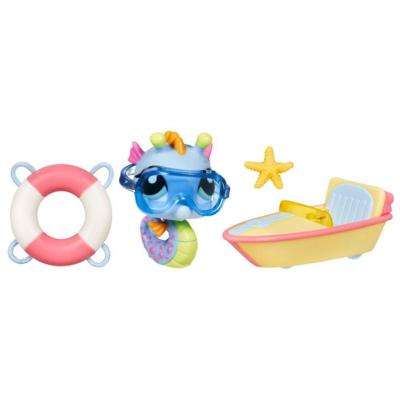 Littlest Pet Shop, Littlest Pet shop vehicle with Sea Horse #2104 in box