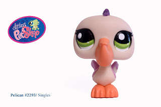 Littlest pet shop,  - Bird - Pelican #2293, new in Box