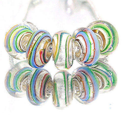 Bead, Murano Style Bead, fits most European Charm Bracelets