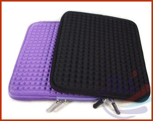 1x Black  Neoprene Zipper Sleeve for Notebook, Laptop, Tablet, ebook Reader, GPS etc. 10 inch