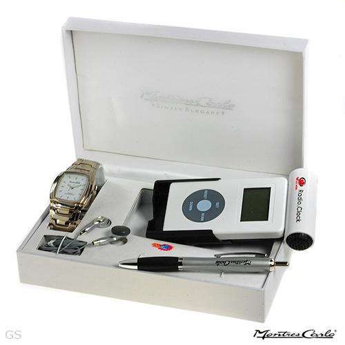 FREE SHIPPING   Montres Carlo Watch Set with Pen and Radio