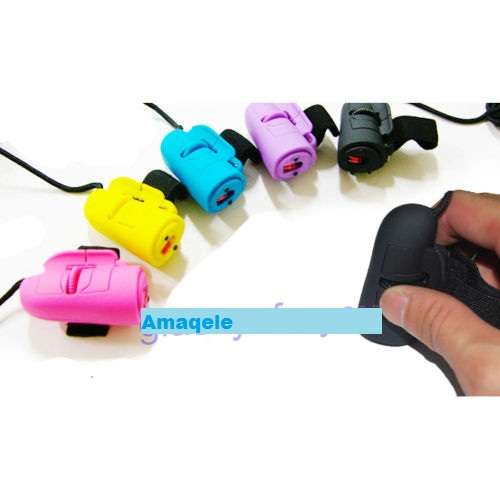3D USB Finger Optical Mouse in Blue