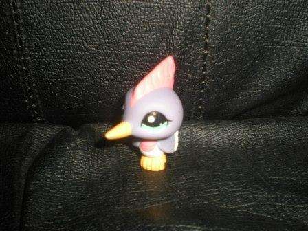 Littlest Pet Shop, Bird - Purple woodpecker