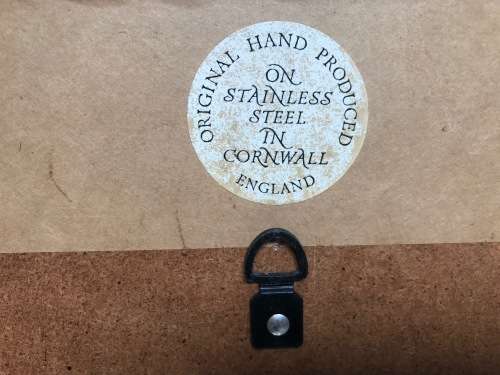 Stainless steel map, Herfordshire England by Rob Morden, made in England