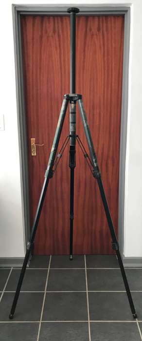 Linhof Tripod 3/8 thread post, vintage, rare, camo, model no.003414 West Germany Professional tripod