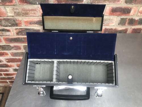 Aluminium Photo Camera Case, tool box, carring case, 21.5cm x 27cm x 36cm, black, profi,