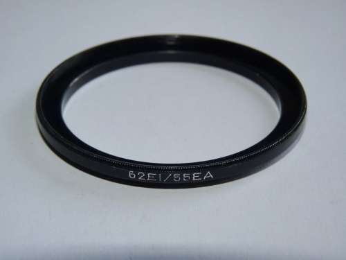 Metal Adapter Ring F 62mm to L 55mm, Filter 62mm to Lens 55mm, made by B+W (Germany)