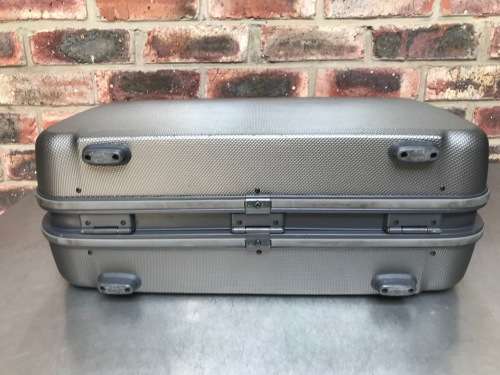 Samsonite Case Briefcase anthrazit 19cm x 37cm x 50cm 2.75kg weight empty, board case,vintage,retro