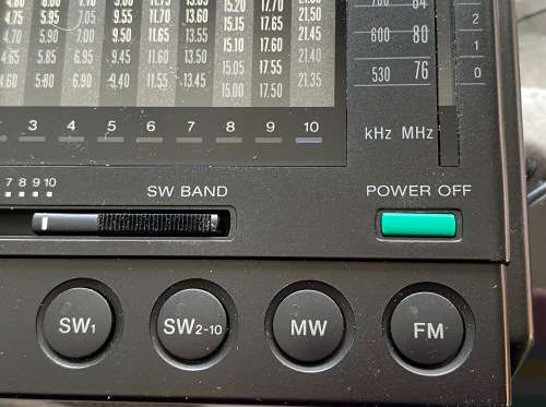 Sony ICF-7601 original box , instructions, working, 12 Band Radio, Air, vintage, 1987, like new
