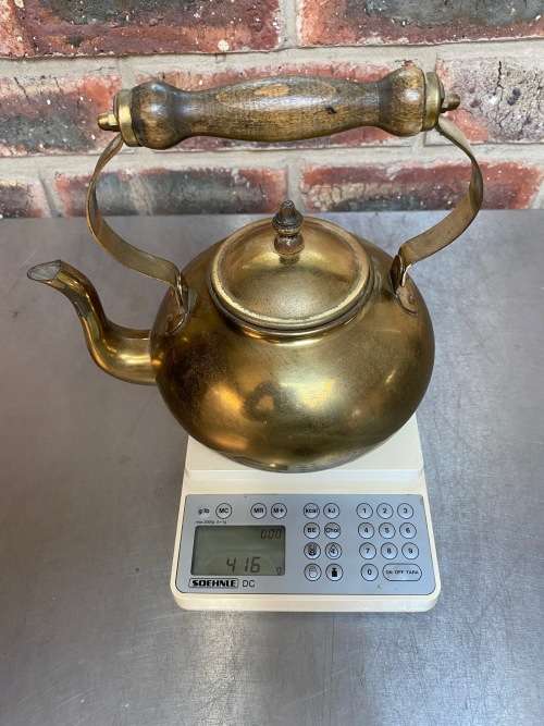 Brass Tea Can Kettle , vintage, collectors item,