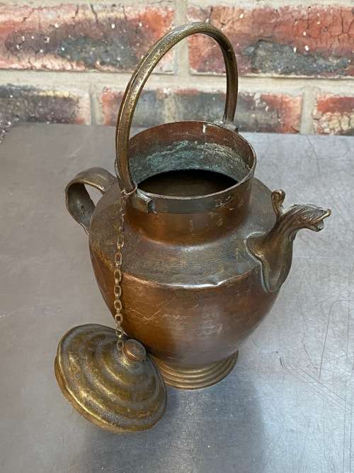 Copper pitcher, jug, can, vintage, collectors item,