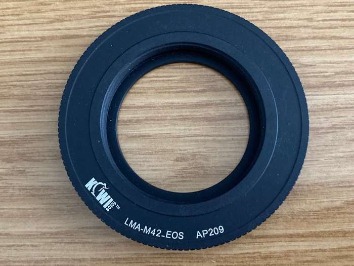 KIWI Foto , Kiwifoto Lens Mount Adapter LMA-M42 for EOS ,new