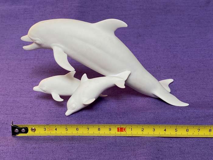 Goebel Dolphin Group porcelaine ,1988, Made in W.Germany, rare, collectors item
