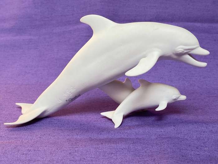Goebel Dolphin Group porcelaine ,1988, Made in W.Germany, rare, collectors item