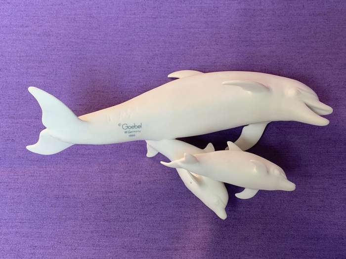 Goebel Dolphin Group porcelaine ,1988, Made in W.Germany, rare, collectors item