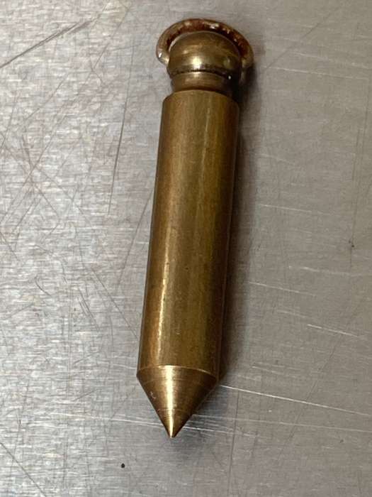 Plumb bob vintage brass