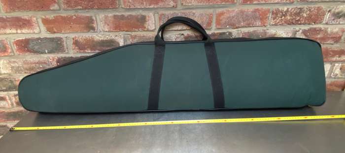 Rifle / Shotgun Bag, green, from Germany Moritz Zapf, foam inside, very strong bag with zip