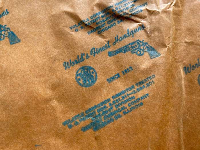 Smith & Wesson empty original box for Model 41 , vintage, rare,
