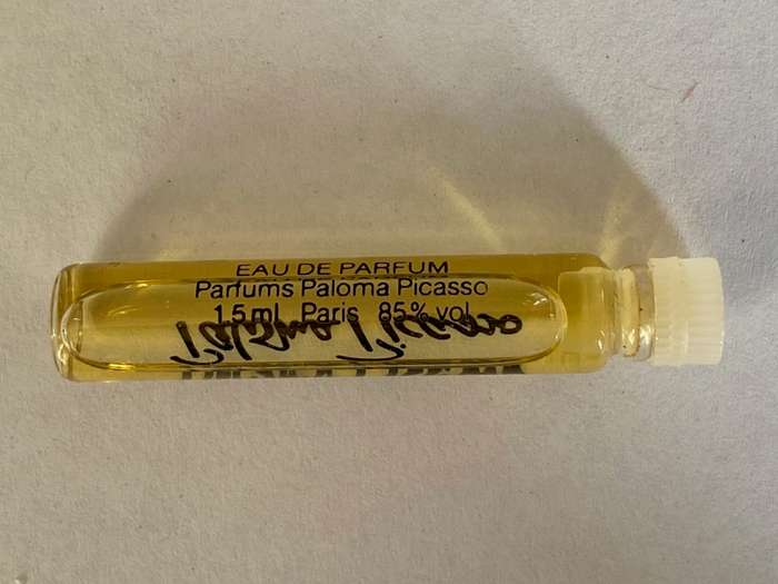 Paloma Picasso Eau de Parfum, Probe / test bottle, rare, Vintage,Collectors item