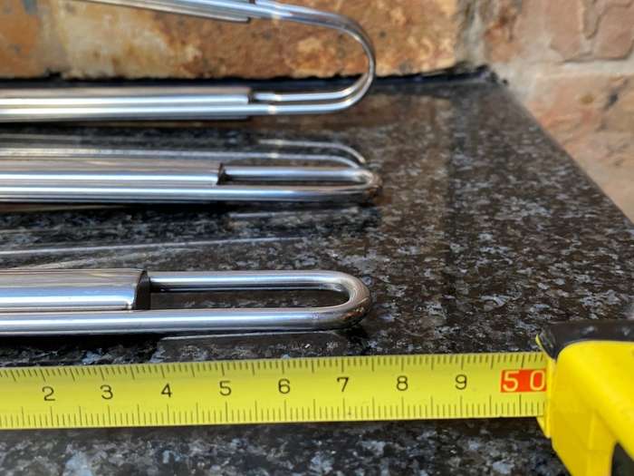 Luxus Barbeque Braai Tool Set , Stainless Steel/ Rostfrei from Germany , Brand :TCM , like new