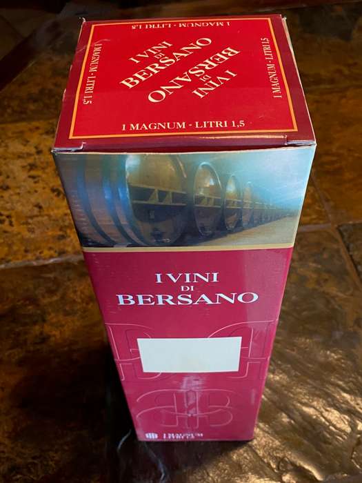 Ivini di Bersano Nirvasco Barolo 1996, 1.5L, 1996, vintage, sealed, Bar Item,