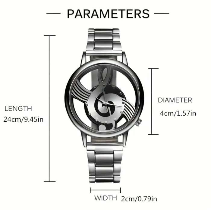 Unique Stainless steel unisex watch