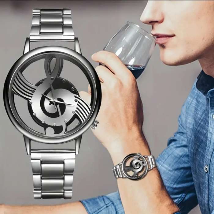 Unique Stainless steel unisex watch