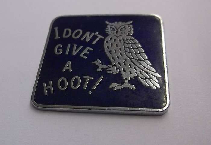 A BIKERS BADGE