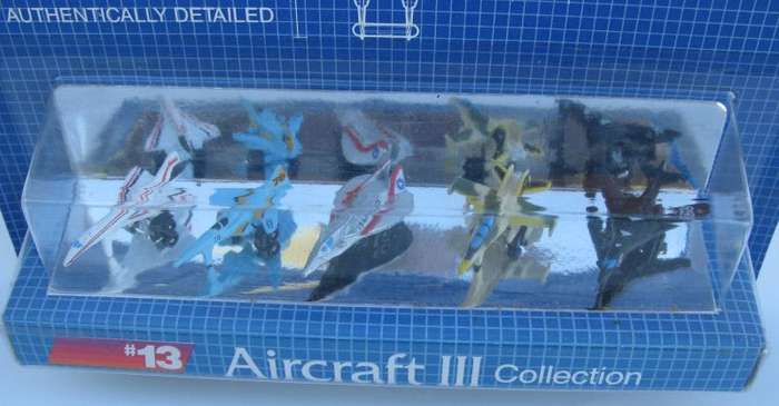 AN ORIGINAL 1988 SEALED PACK OF 5 AIRCRAFT SCALE MINIATURES BY MICRO MACHINES "GALOOB"...RARELY SEEN