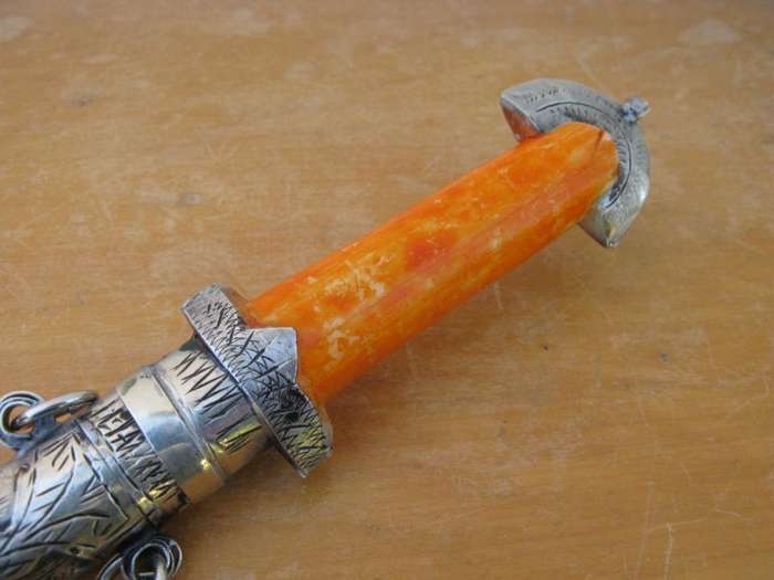 AWESOME FIND !! AN INTERESTING TURKISH STYLE DAGGER WITH SHEATH...WOW !!
