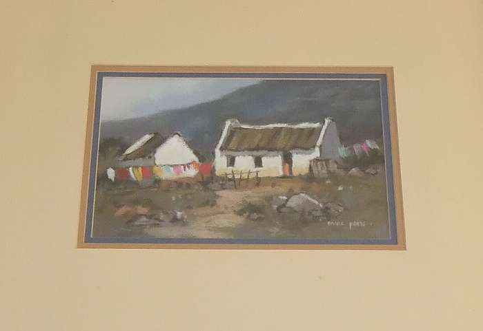 An original pastel by well known SA artist Marc Poisson