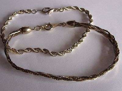 TWO OLD METAL BRACELETS