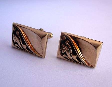 VINTAGE CUFFLINKS - GOLD PLATED