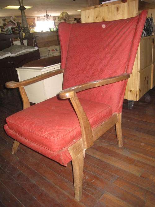 Retro red chair
