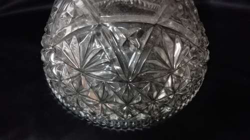 Pressed glass Trifle or fruit bowl