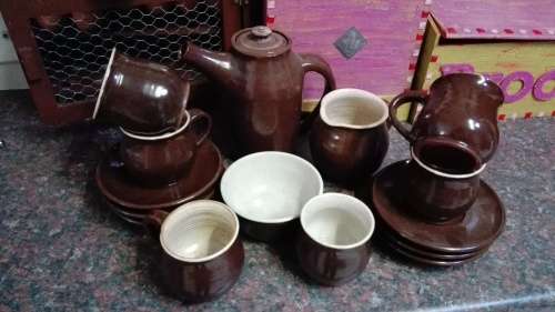 Ceramic coffee set