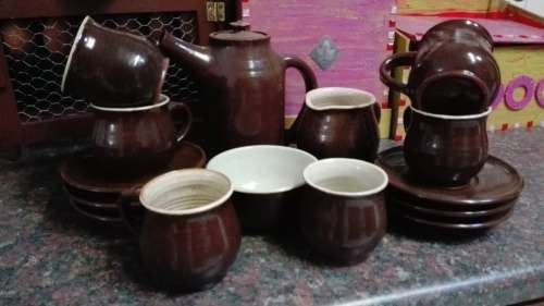 Ceramic coffee set