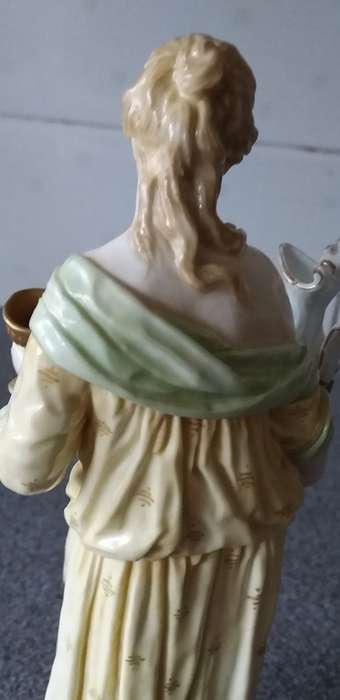 Rare Antique 19thc Berlin KPM Porcelain Figurine Of A Goddess