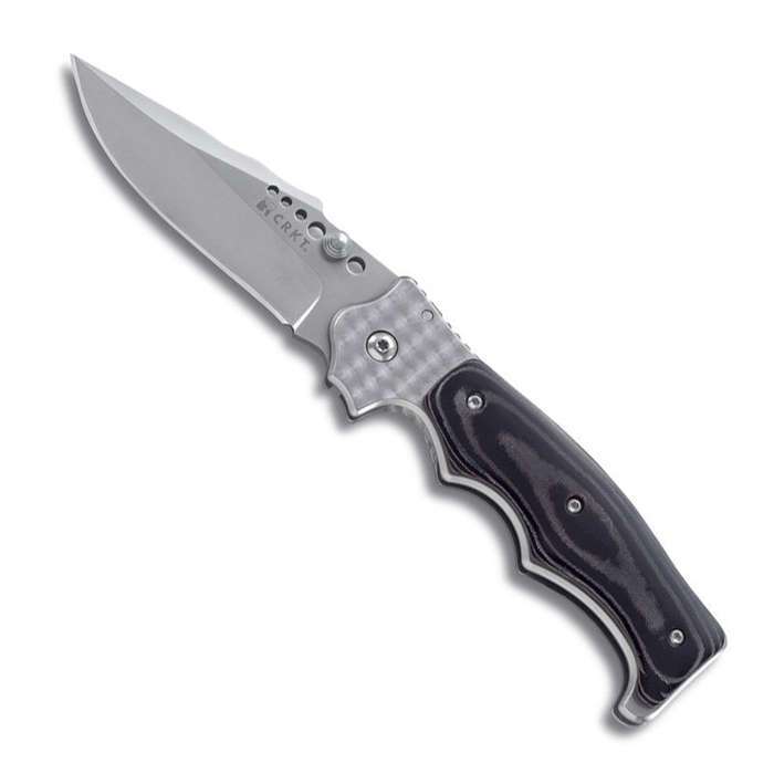 CRKT 7080M, Crawford Natural 2, Micarta Handle, OutBurst Razor Sharp Edge