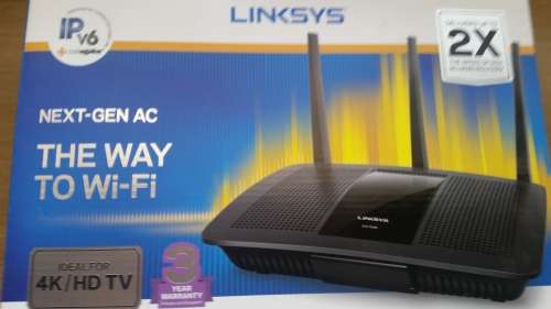 ROUTER Linksys EA7500 Max-Stream AC1900+ MU-MIMO Gigabit Wi-Fi (FIBRE) Router