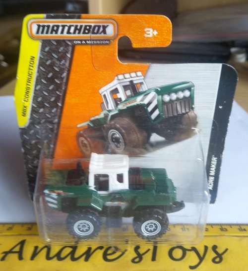 2013 Matchbox ~ BFK13-0818 113/120 ~ Acre Maker ~  Mint on Short Card