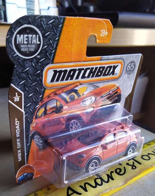 2017 Matchbox ~ 12/125 `16 Fiat 500 x ~ Mint on Short card