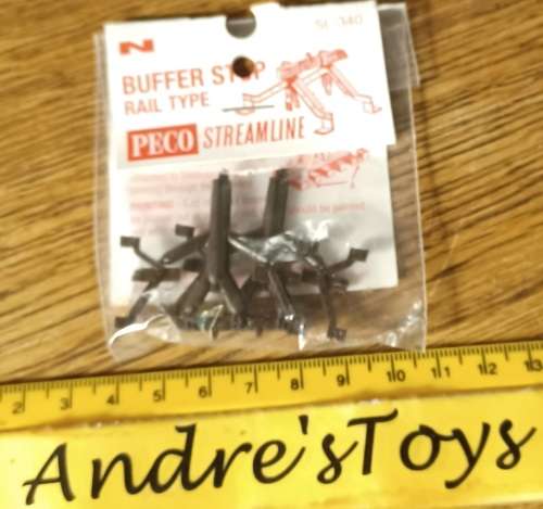 Peco SL-340 Streamline Buffer Stop Rail Type N Gauge