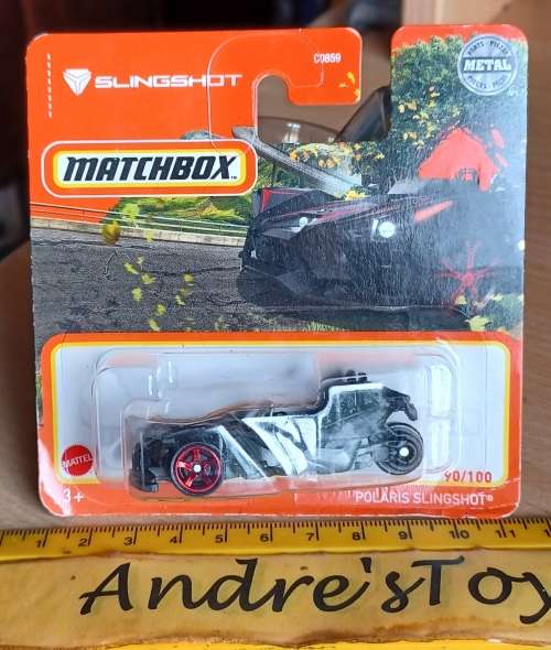 2021 Matchbox ~ 90/100 ~ Polaris Slingshot (black) ~ Mint on Short card