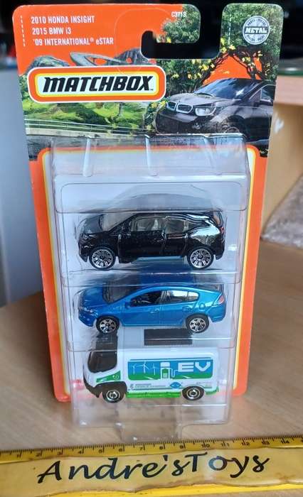 2021 Matchbox 3 Pack - MBX Electric Drivers