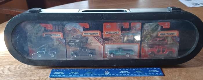 Teck Deck ~ used as a display case for carded Matchbox - can hold 5 cars (cars sold separately)