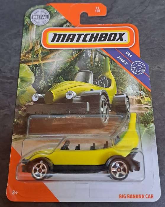 2019 Matchbox ~ Big Banana Car ~ Mint  on Long card