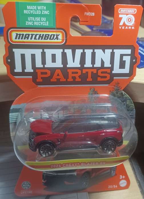 2023 Matchbox ~ Moving Parts ~20/54 2024 Chevy Blazer EV ~ Mint on card
